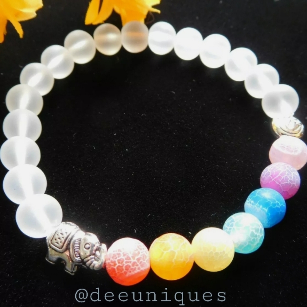 Chakra Sea Bracelet set of 2